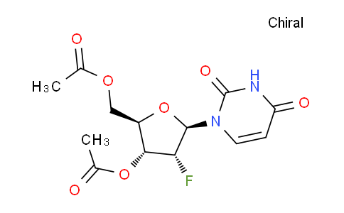 CAS No. 10212-13-2, ((2R,3R,4R,5R)-3-acetoxy-5-(2,4-dioxo-3,4-dihydropyrimidin-1(2H)-yl)-4-fluorotetrahydrofuran-2-yl)methyl acetate