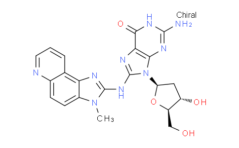 CAS No. 115747-35-8, 2-Amino-9-((2R,4S,5R)-4-hydroxy-5-(hydroxymethyl)tetrahydrofuran-2-yl)-8-((3-methyl-3H-imidazo[4,5-f]quinolin-2-yl)amino)-1H-purin-6(9H)-one