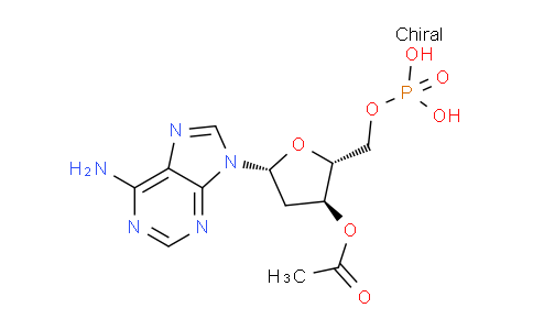 CAS No. 90290-65-6, (2R,3S,5R)-5-(6-Amino-9H-purin-9-yl)-2-((phosphonooxy)methyl)tetrahydrofuran-3-yl acetate