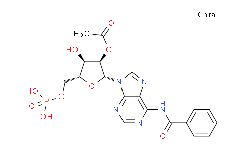 CAS No. 61561-82-8, (2R,3R,4R,5R)-2-(6-Benzamido-9H-purin-9-yl)-4-hydroxy-5-((phosphonooxy)methyl)tetrahydrofuran-3-yl acetate