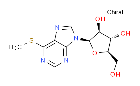 CAS No. 13153-62-3, (2R,3S,4S,5R)-2-(Hydroxymethyl)-5-(6-(methylthio)-9H-purin-9-yl)tetrahydrofuran-3,4-diol