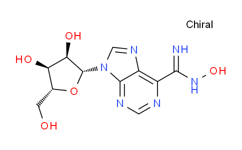 CAS No. 78131-36-9, 9-((2R,3R,4S,5R)-3,4-Dihydroxy-5-(hydroxymethyl)tetrahydrofuran-2-yl)-N-hydroxy-9H-purine-6-carboximidamide