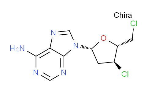 CAS No. 53549-09-0, 9-((2R,4S,5R)-4-Chloro-5-(chloromethyl)tetrahydrofuran-2-yl)-9H-purin-6-amine