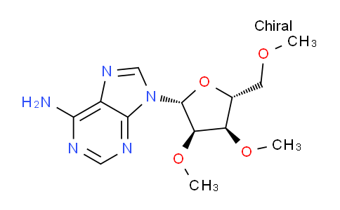 CAS No. 60037-51-6, 9-((2R,3R,4R,5R)-3,4-Dimethoxy-5-(methoxymethyl)tetrahydrofuran-2-yl)-9H-purin-6-amine