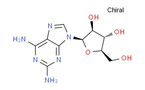 CAS No. 34079-68-0, (2R,3S,4S,5R)-2-(2,6-Diamino-9H-purin-9-yl)-5-(hydroxymethyl)tetrahydrofuran-3,4-diol