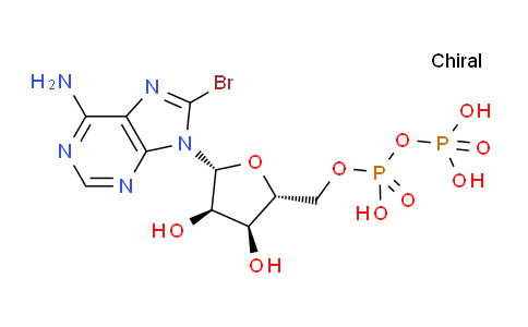 CAS No. 23600-16-0, ((2R,3S,4R,5R)-5-(6-Amino-8-bromo-9H-purin-9-yl)-3,4-dihydroxytetrahydrofuran-2-yl)methyl trihydrogen diphosphate