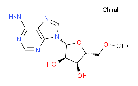 CAS No. 139468-46-5, (2R,3R,4S,5R)-2-(6-Amino-9H-purin-9-yl)-5-(methoxymethyl)tetrahydrofuran-3,4-diol