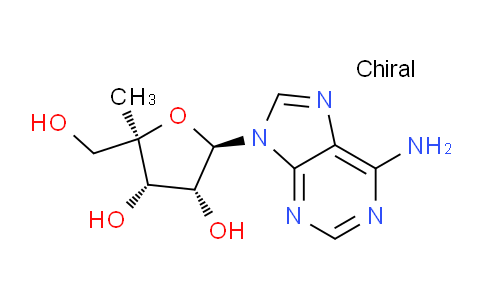 CAS No. 152540-76-6, (2R,3S,4R,5R)-5-(6-Amino-9H-purin-9-yl)-2-(hydroxymethyl)-2-methyltetrahydrofuran-3,4-diol