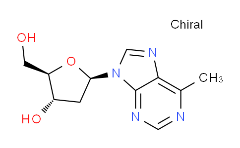CAS No. 16006-64-7, (2R,3S,5R)-2-(Hydroxymethyl)-5-(6-methyl-9H-purin-9-yl)tetrahydrofuran-3-ol