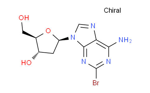 CAS No. 89178-21-2, (2R,3S,5R)-5-(6-Amino-2-bromo-9H-purin-9-yl)-2-(hydroxymethyl)tetrahydrofuran-3-ol