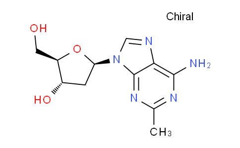 CAS No. 110952-90-4, (2R,3S,5R)-5-(6-Amino-2-methyl-9H-purin-9-yl)-2-(hydroxymethyl)tetrahydrofuran-3-ol