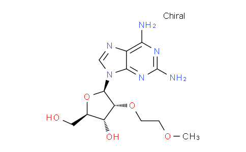 CAS No. 256224-13-2, (2R,3R,4R,5R)-5-(2,6-Diamino-9H-purin-9-yl)-2-(hydroxymethyl)-4-(2-methoxyethoxy)tetrahydrofuran-3-ol