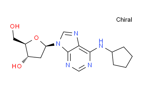 CAS No. 170711-45-2, (2R,3S,5R)-5-(6-(Cyclopentylamino)-9H-purin-9-yl)-2-(hydroxymethyl)tetrahydrofuran-3-ol