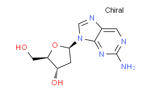 CAS No. 3616-24-8, (2R,3S,5R)-5-(2-Amino-9H-purin-9-yl)-2-(hydroxymethyl)tetrahydrofuran-3-ol