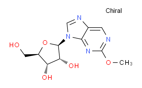 CAS No. 39638-84-1, (2R,3S,4R,5R)-2-(Hydroxymethyl)-5-(2-methoxy-9H-purin-9-yl)tetrahydrofuran-3,4-diol