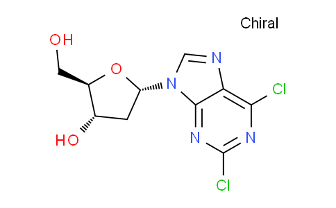 CAS No. 37390-66-2, (2R,3S,5S)-5-(2,6-Dichloro-9H-purin-9-yl)-2-(hydroxymethyl)tetrahydrofuran-3-ol