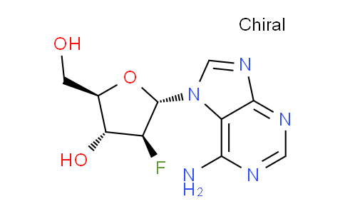 CAS No. 329187-84-0, (2R,3R,4S,5S)-5-(6-Amino-7H-purin-7-yl)-4-fluoro-2-(hydroxymethyl)tetrahydrofuran-3-ol