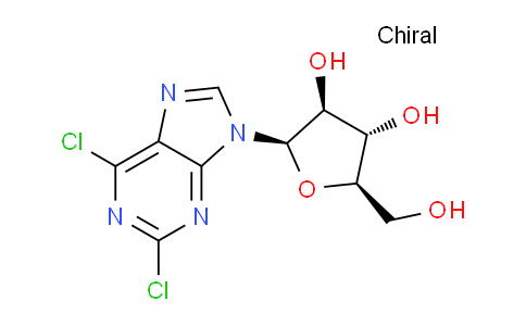 CAS No. 1701422-87-8, (2R,3S,4S,5R)-2-(2,6-Dichloro-9H-purin-9-yl)-5-(hydroxymethyl)tetrahydrofuran-3,4-diol