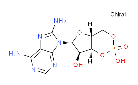 MC708074 | 30685-40-6 | (4AR,6R,7R,7aS)-6-(6,8-diamino-9H-purin-9-yl)-2,7-dihydroxytetrahydro-4H-furo[3,2-d][1,3,2]dioxaphosphinine 2-oxide