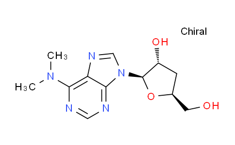 CAS No. 3608-59-1, (2R,3R,5S)-2-(6-(Dimethylamino)-9H-purin-9-yl)-5-(hydroxymethyl)tetrahydrofuran-3-ol