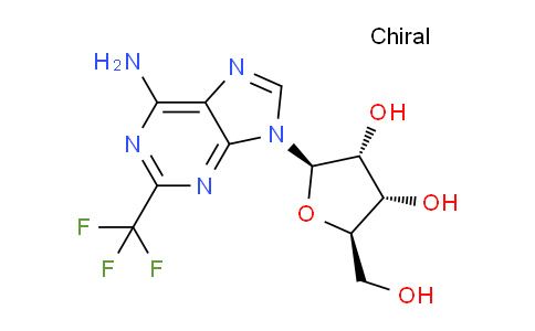 CAS No. 4627-40-1, (2R,3R,4S,5R)-2-(6-Amino-2-(trifluoromethyl)-9H-purin-9-yl)-5-(hydroxymethyl)tetrahydrofuran-3,4-diol