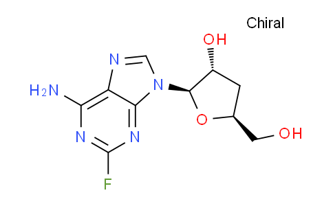 CAS No. 15386-69-3, (2R,3R,5S)-2-(6-Amino-2-fluoro-9H-purin-9-yl)-5-(hydroxymethyl)tetrahydrofuran-3-ol