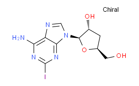 CAS No. 115044-77-4, (2R,3R,5S)-2-(6-Amino-2-iodo-9H-purin-9-yl)-5-(hydroxymethyl)tetrahydrofuran-3-ol