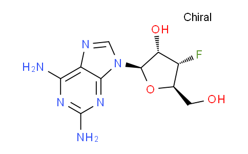 CAS No. 125391-75-5, (2R,3S,4S,5R)-2-(2,6-Diamino-9H-purin-9-yl)-4-fluoro-5-(hydroxymethyl)tetrahydrofuran-3-ol