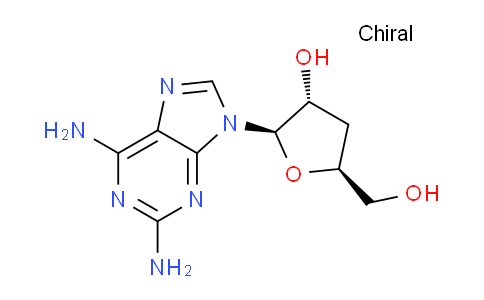 CAS No. 3608-57-9, (2R,3R,5S)-2-(2,6-Diamino-9H-purin-9-yl)-5-(hydroxymethyl)tetrahydrofuran-3-ol