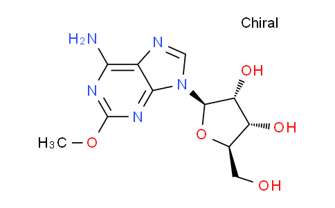CAS No. 24723-77-1, (2R,3R,4S,5R)-2-(6-Amino-2-methoxy-9H-purin-9-yl)-5-(hydroxymethyl)tetrahydrofuran-3,4-diol