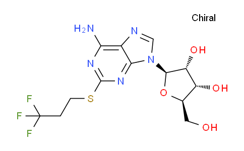 CAS No. 163706-51-2, (2R,3R,4S,5R)-2-(6-Amino-2-((3,3,3-trifluoropropyl)thio)-9H-purin-9-yl)-5-(hydroxymethyl)tetrahydrofuran-3,4-diol