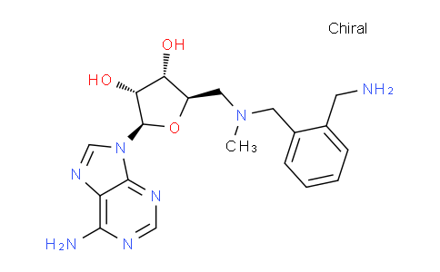 CAS No. 128490-02-8, (2R,3R,4S,5R)-2-(6-Amino-9H-purin-9-yl)-5-(((2-(aminomethyl)benzyl)(methyl)amino)methyl)tetrahydrofuran-3,4-diol