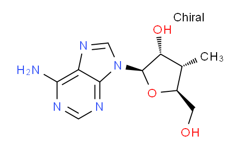 CAS No. 26383-05-1, (2R,3R,4S,5S)-2-(6-Amino-9H-purin-9-yl)-5-(hydroxymethyl)-4-methyltetrahydrofuran-3-ol