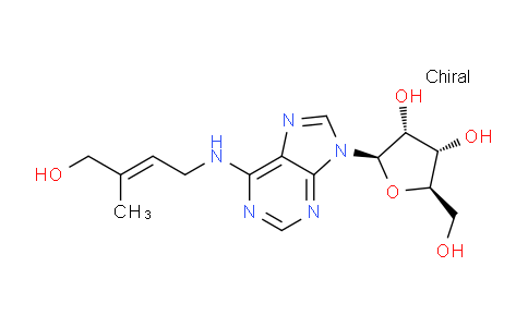CAS No. 28542-78-1, (2R,3R,4S,5R)-2-(6-(((E)-4-Hydroxy-3-methylbut-2-en-1-yl)amino)-9H-purin-9-yl)-5-(hydroxymethyl)tetrahydrofuran-3,4-diol