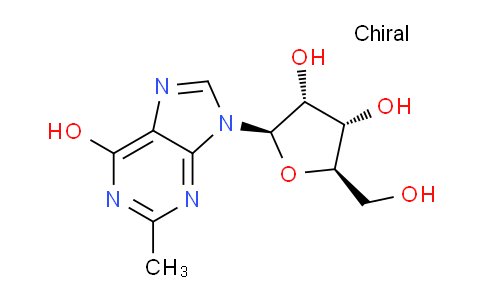 CAS No. 13591-89-4, (2R,3R,4S,5R)-2-(6-Hydroxy-2-methyl-9H-purin-9-yl)-5-(hydroxymethyl)tetrahydrofuran-3,4-diol