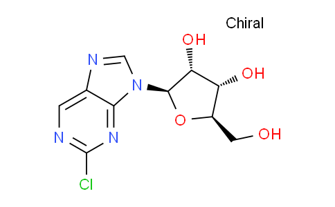 CAS No. 5466-11-5, (2R,3R,4S,5R)-2-(2-Chloro-9H-purin-9-yl)-5-(hydroxymethyl)tetrahydrofuran-3,4-diol