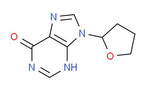 CAS No. 92658-75-8, 9-(Tetrahydrofuran-2-yl)-3H-purin-6(9H)-one