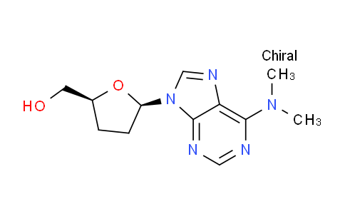 CAS No. 120503-30-2, ((2S,5R)-5-(6-(Dimethylamino)-9H-purin-9-yl)tetrahydrofuran-2-yl)methanol