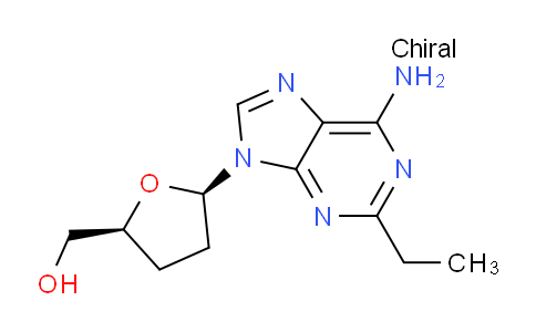 CAS No. 122970-31-4, ((2S,5R)-5-(6-Amino-2-ethyl-9H-purin-9-yl)tetrahydrofuran-2-yl)methanol