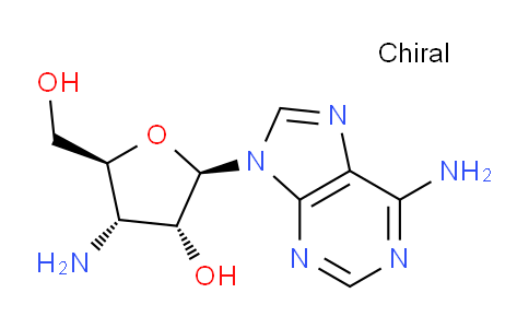 CAS No. 2504-55-4, (2R,3R,4S,5S)-4-Amino-2-(6-amino-9H-purin-9-yl)-5-(hydroxymethyl)tetrahydrofuran-3-ol
