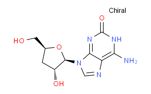 CAS No. 476357-18-3, 6-Amino-9-((2R,3R,5S)-3-hydroxy-5-(hydroxymethyl)tetrahydrofuran-2-yl)-1H-purin-2(9H)-one