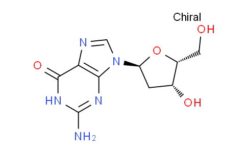 CAS No. 116002-28-9, 2-Amino-9-((2S,4R,5R)-4-hydroxy-5-(hydroxymethyl)tetrahydrofuran-2-yl)-1H-purin-6(9H)-one