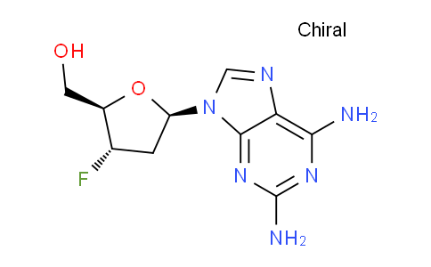 CAS No. 114753-53-6, ((2R,3S,5R)-5-(2,6-Diamino-9H-purin-9-yl)-3-fluorotetrahydrofuran-2-yl)methanol
