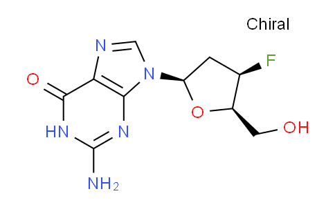 CAS No. 125291-17-0, 2-Amino-9-((2R,4R,5R)-4-fluoro-5-(hydroxymethyl)tetrahydrofuran-2-yl)-1H-purin-6(9H)-one