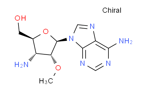 CAS No. 444020-62-6, ((2S,3R,4R,5R)-3-Amino-5-(6-amino-9H-purin-9-yl)-4-methoxytetrahydrofuran-2-yl)methanol
