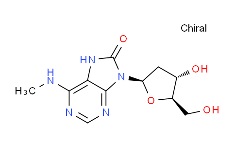 CAS No. 143740-73-2, 9-((2R,4S,5R)-4-Hydroxy-5-(hydroxymethyl)tetrahydrofuran-2-yl)-6-(methylamino)-7H-purin-8(9H)-one