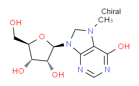 CAS No. 20245-33-4, (2R,3R,4S,5R)-2-(6-Hydroxy-7-methyl-7H-purin-9(8H)-yl)-5-(hydroxymethyl)tetrahydrofuran-3,4-diol
