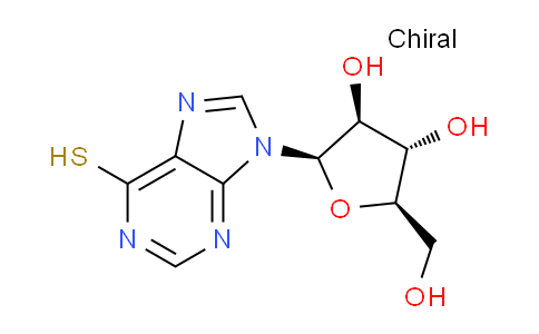 CAS No. 90899-89-1, (2R,3S,4S,5R)-2-(Hydroxymethyl)-5-(6-mercapto-9H-purin-9-yl)tetrahydrofuran-3,4-diol