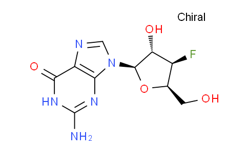 CAS No. 125291-15-8, 2-Amino-9-((2R,3S,4R,5R)-4-fluoro-3-hydroxy-5-(hydroxymethyl)tetrahydrofuran-2-yl)-1H-purin-6(9H)-one