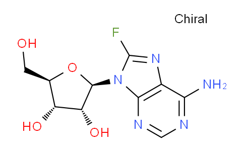 CAS No. 23205-67-6, (2R,3R,4S,5R)-2-(6-Amino-8-fluoro-9H-purin-9-yl)-5-(hydroxymethyl)tetrahydrofuran-3,4-diol